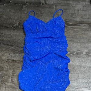 Shein blue bodycon dress